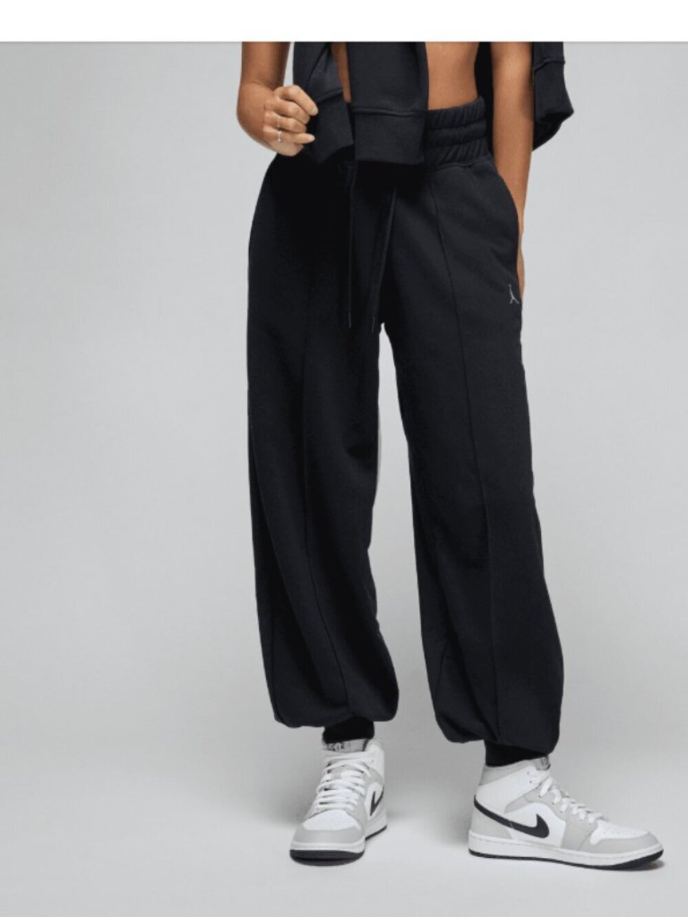 Women's Air Jordan Sport Sweatpants Black Size Medium
